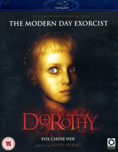 “Dorothy” Blu-ray cover featuring a young girl with intense, unsettling eyes.