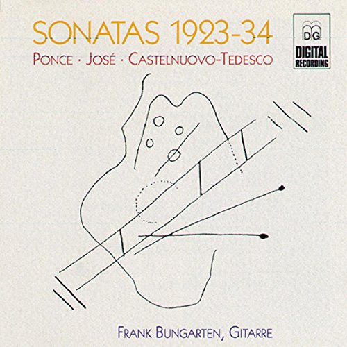 A CD cover with a simple guitar drawing and text.