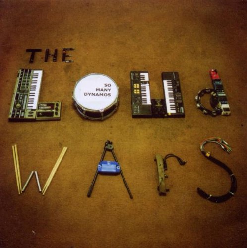 CD cover for “The Loud Wars” featuring electronic music equipment.
