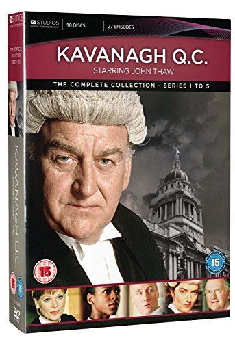 "Kavanagh Q.C. Complete" DVD box set featuring a man in a judge's wig.