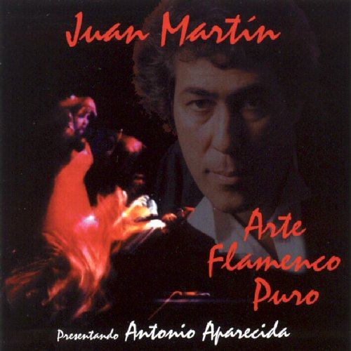 "CD cover with a man's face and dancer in the background, red and black tones."