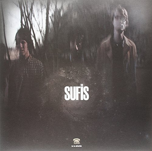 Vinyl record cover featuring three figures in a dark, wooded landscape.