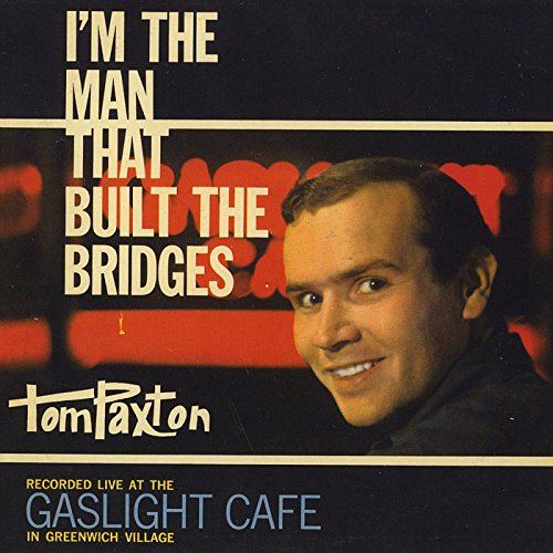 CD cover featuring portrait of Tom Paxton with red and white text.