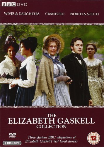 DVD cover featuring five people in 19th-century attire, with maroon background.