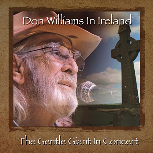 Don Williams portrait with Irish cross, album cover for "In Ireland.