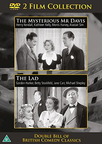 DVD cover for "The Mysterious Mr Davis / The Lad" with film stills.