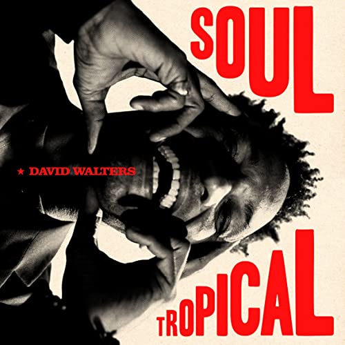 Album cover for David Walters’ “Soul Tropical” featuring a smiling man.