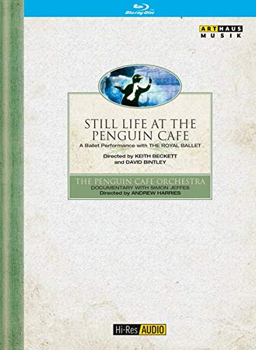 Blu-ray cover for "Still Life at the Penguin Cafe" ballet performance.