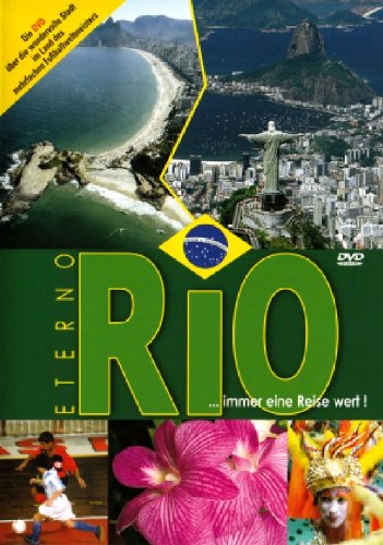 DVD cover for "Rio" featuring Brazilian landscapes and carnival imagery.