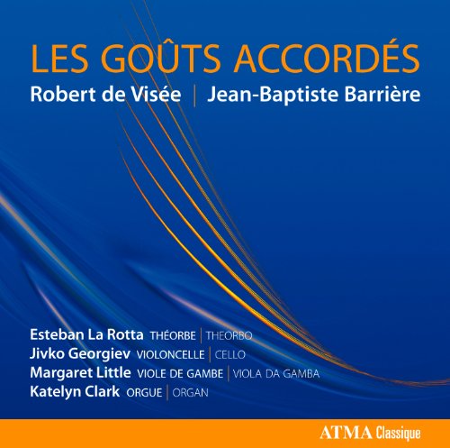 Blue album cover with orange and white text, featuring artist names and "ATMA Classique" label.