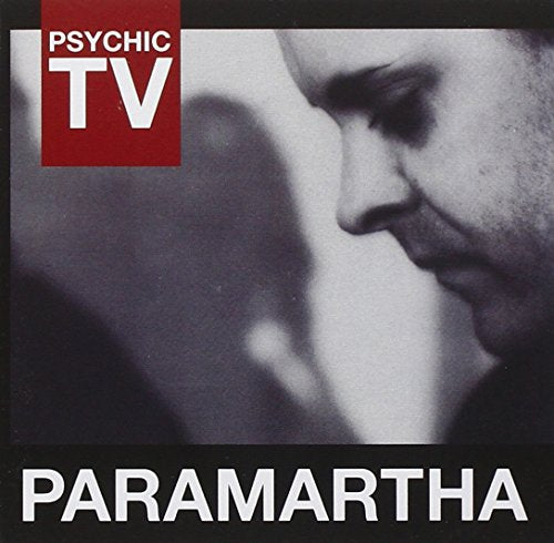 CD cover for Psychic TV’s “Paramartha” featuring a close-up portrait.