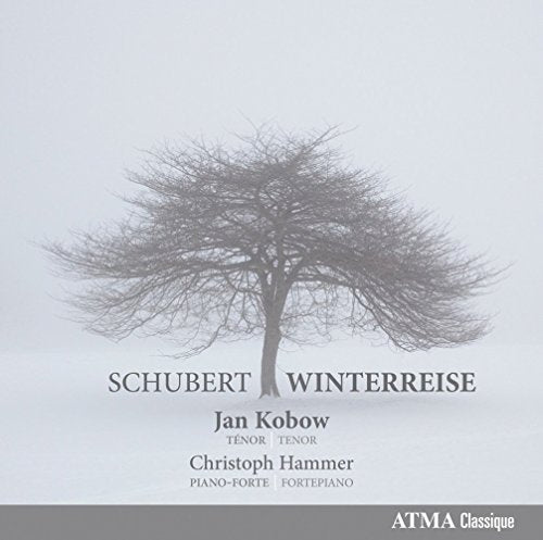 A CD cover featuring a bare tree in a foggy landscape with text.