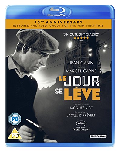 Blu-ray cover for French film "Le Jour Se Leve" featuring Jean Gabin.