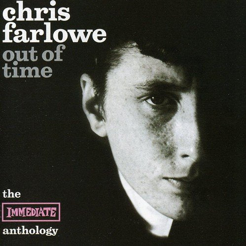 Chris Farlowe album cover featuring a man in a blue suit against a blue background.