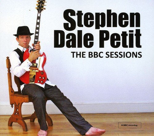 Stephen Dale Petit album cover featuring a guitarist in a hat.