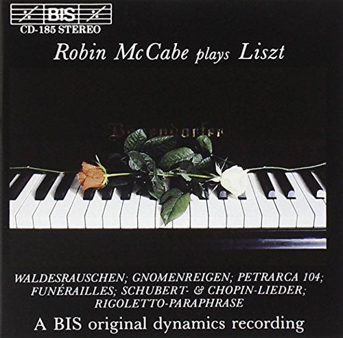 "CD cover with piano keys and roses on a black background."