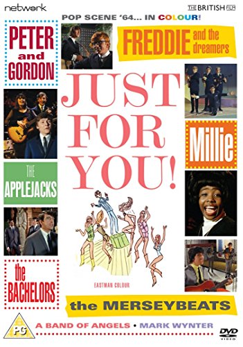 DVD cover for "Just For You" featuring 1960s British pop musicians.