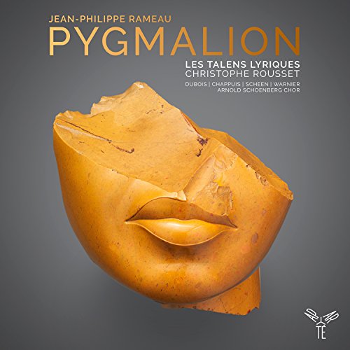 CD cover for Rameau’s “Pygmalion” featuring a fragmented sculpture of lips.