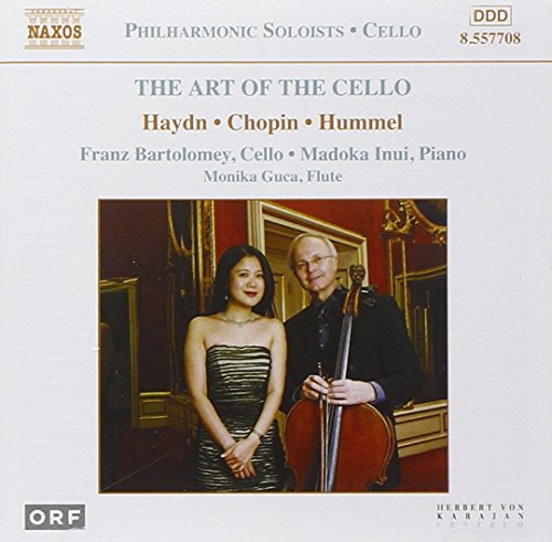 CD cover featuring a man with a cello and a woman in a dress.