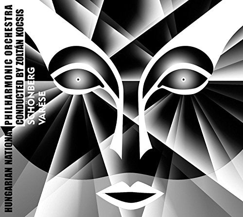 CD cover: black and white abstract face, geometric shapes, text details.