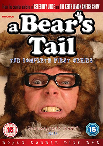 "A man's face in a bear fur hat on a DVD cover."
