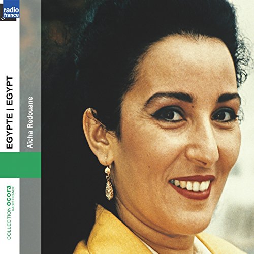 CD cover featuring a close-up portrait of Aicha Redouane, smiling.