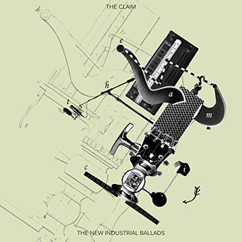 CD cover with blueprint-style illustration of industrial machinery.