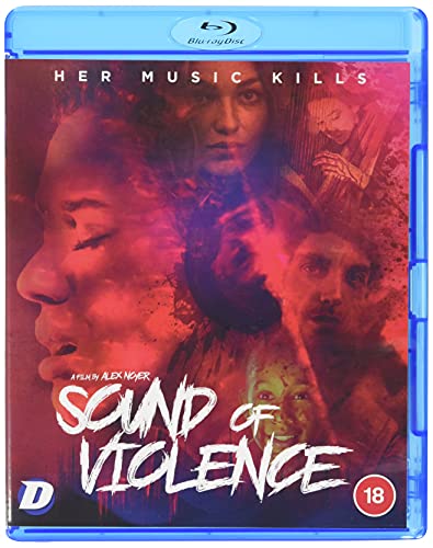 Blu-ray cover for Sound of Violence featuring a red-toned collage of faces.