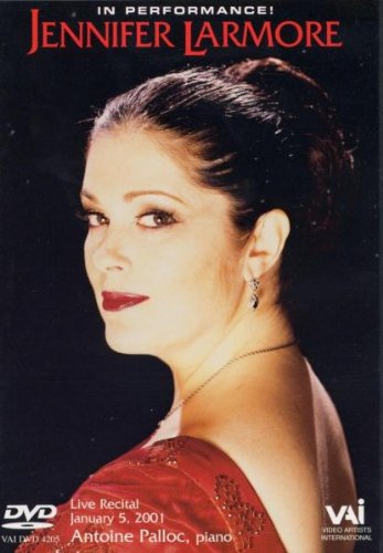 DVD cover featuring Jennifer Larmore in a red dress against a black background.