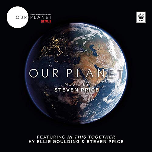 "Album cover featuring a photograph of Earth from space against a black background."
