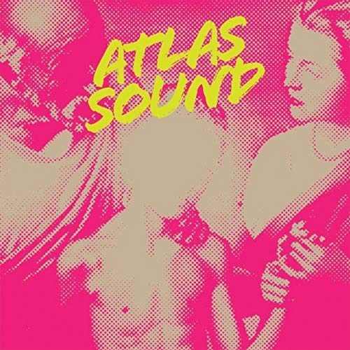 CD cover for Atlas Sound, with halftone portraits and yellow text.