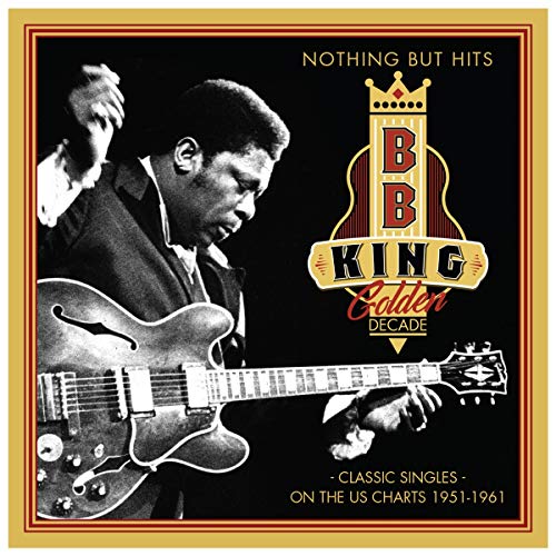 B.B. King album cover featuring a black-and-white photo of B.B. King playing guitar.
