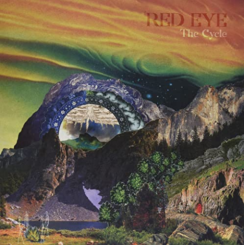 Album cover for “Red Eye - The Cycle” featuring mountains and a swirling sky.