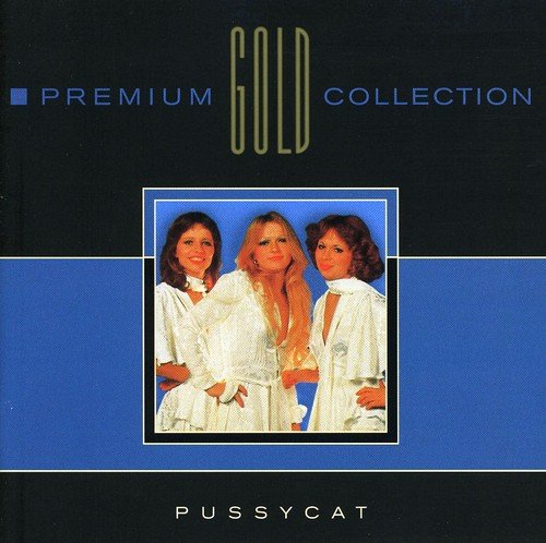 CD cover featuring three women in white outfits against a blue background.