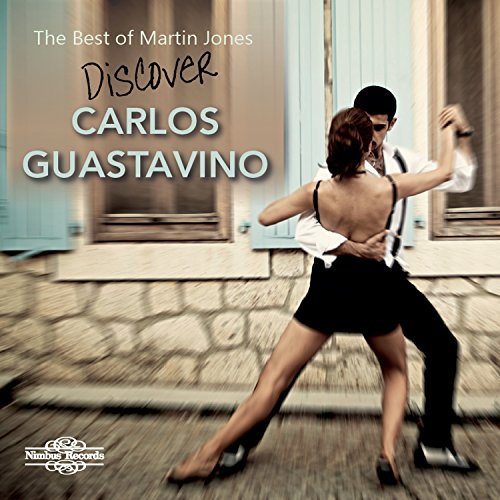 CD cover featuring a dancing couple with text "Discover Carlos Guastavino" and "Nimbus Records".
