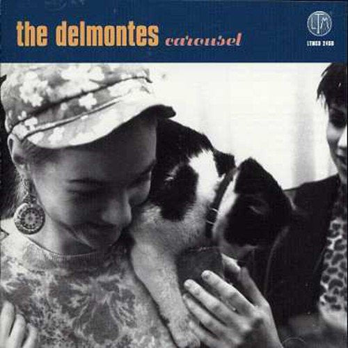 The Delmontes' "Carousel" CD cover: woman holding cat, another person beside her.