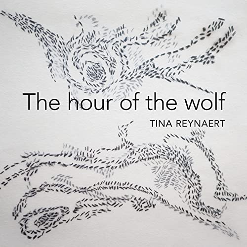 CD cover with stitched wolf illustration and title "The Hour of the Wolf".