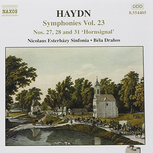 A CD cover featuring a serene landscape painting with trees, a church, and a river.