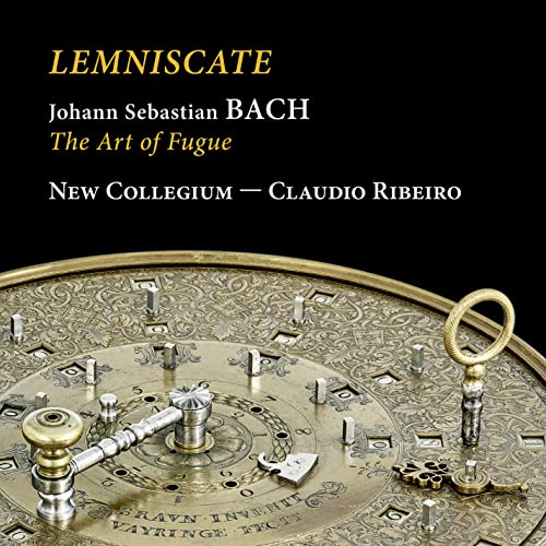 CD cover: "The Art of Fugue" by Bach, with ornate clock imagery.