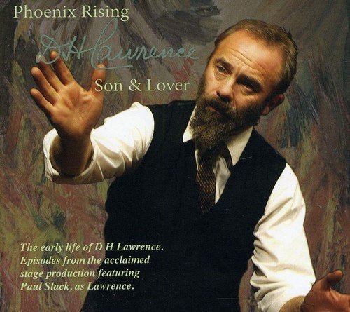 "Audio CD cover featuring a man gesturing, with text overlay describing the product."