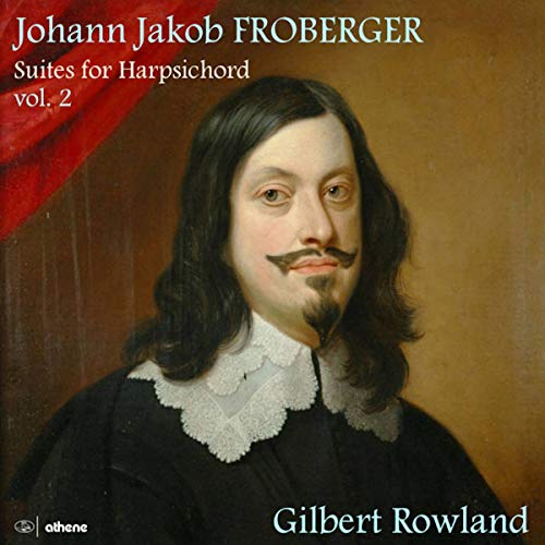 CD cover featuring a portrait of Johann Jakob Froberger, a composer.