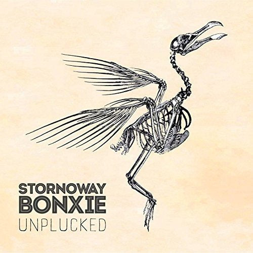 CD cover with a detailed, vintage-style illustration of a bird skeleton.
