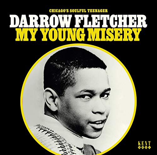 Album cover for Darrow Fletcher’s “My Young Misery” featuring a portrait.