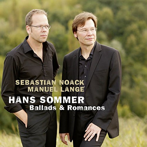 Compact disc titled "Hans Sommer: Ballads & Romances" with two artists' names on the cover.