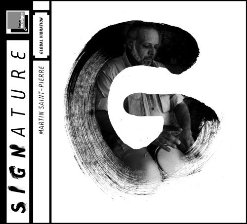 CD cover: black and white portrait of a man with a large “G”.
