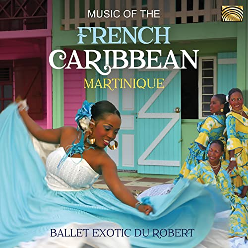 CD cover featuring dancers in traditional Caribbean dress, Martinique.