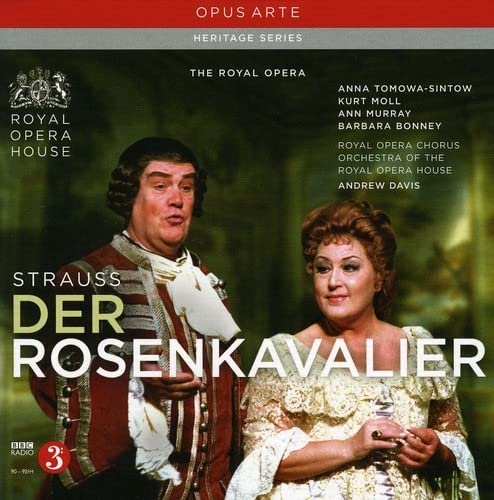 CD cover for Straussā āDer Rosenkavalierā featuring opera singers.