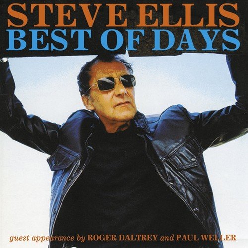 Steve Ellis wearing sunglasses and a black leather jacket on the album cover.