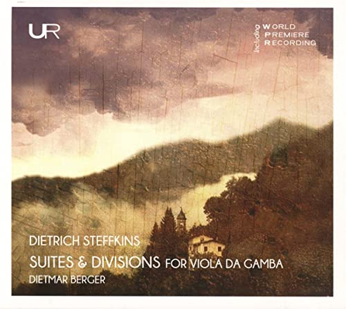 CD cover with a misty landscape and village scene, text details.