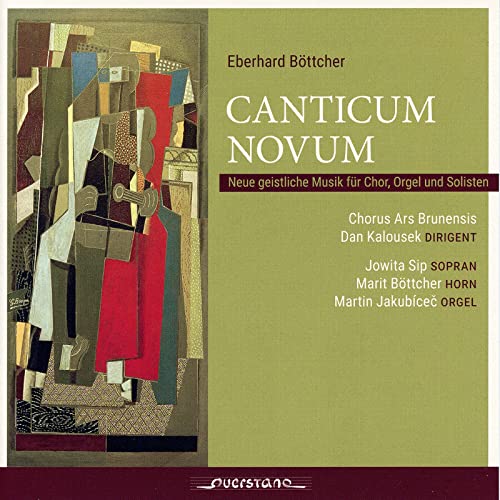 CD cover for "Canticum Novum" by Chorus Ars Brunensis, with abstract art.
